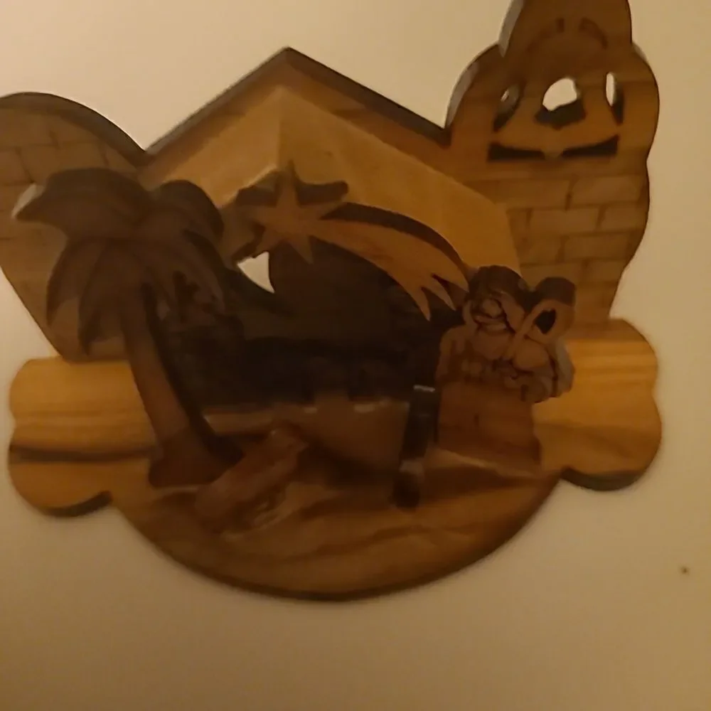 Miniature Wooden Nativity Set